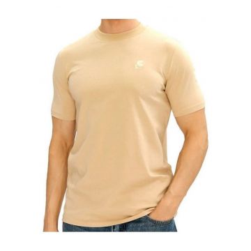 Tricou regular fit cu logo discret -