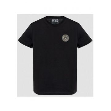 Tricou slim fit cu emblema logo