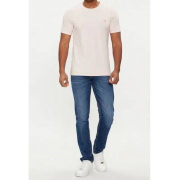 Tricou slim fit cu logo discret