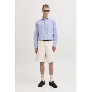 Bermude chino din bumbac - Alb fildes