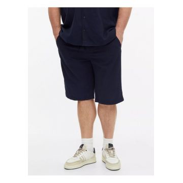 Big Sizes Pantaloni scurti barbati big sizes - Detroit - cu talie medie si croiala Regular Fit - Bleumarin inchis -