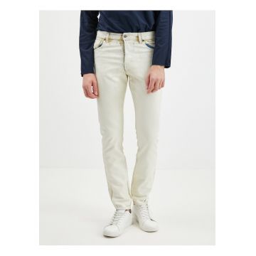 Blugi slim fit cu detaliu decorativ