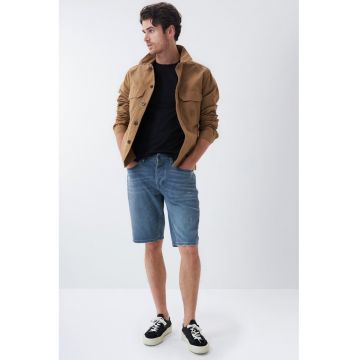 Blugi tip bermude regular fit