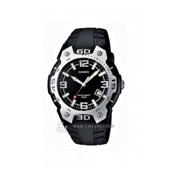Ceas barbatesc  MTR-102-1A1VEF Quartz Negru - otel