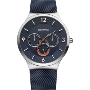Ceas de barbati  33441-307 - albastru marin - clasic si in tendinte de moda
