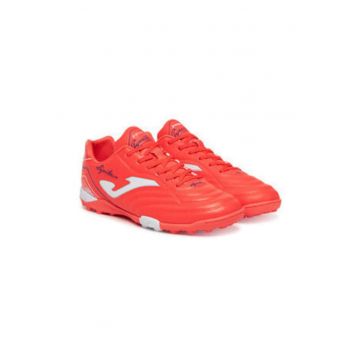 Ghete de fotbal  AGUS2507TF - Piele ecologica - Coral