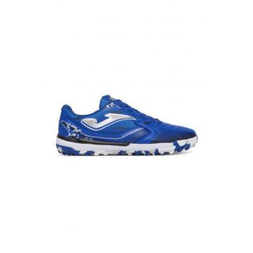 Ghete de fotbal  LIGS2505TF - Piele ecologica - Albastru