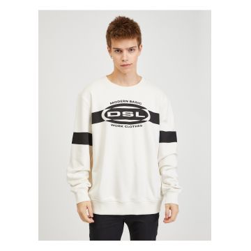 Hanorac din bumbac cu print -