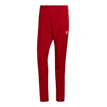 Pantaloni de trening cu croiala conica Classic - Rosu cireasa