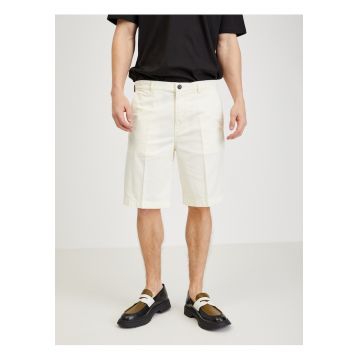 Pantaloni scurti chino din amestec de bumbac.