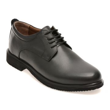 Pantofi eleganti BITE THE BULLET negri, RZ004, din piele naturala