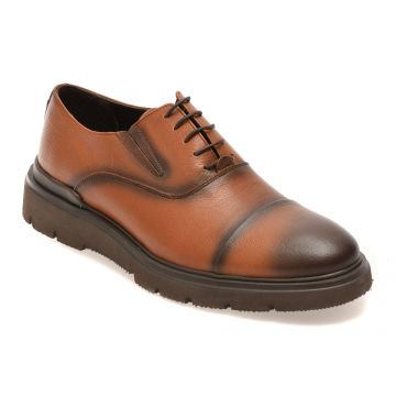 Pantofi eleganti RELAX maro, 8316, din piele naturala