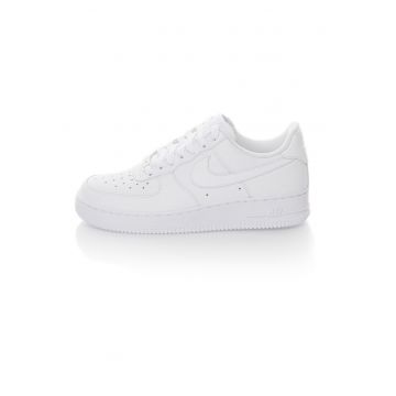 Pantofi sport albi de piele Air Force 1