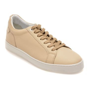Pantofi sport BITE THE BULLET bej, HRZ09, din piele naturala