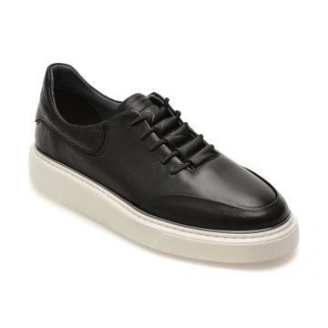 Pantofi sport EPICA negri, NV100, din piele naturala