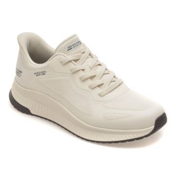 Pantofi sport SKECHERS albi, 118423, din material textil