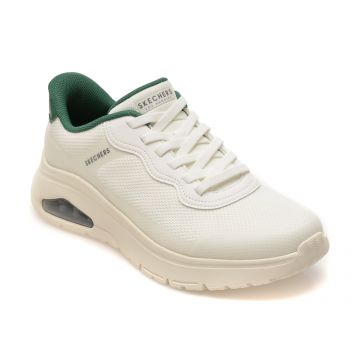 Pantofi sport SKECHERS albi, 183313, din material textil
