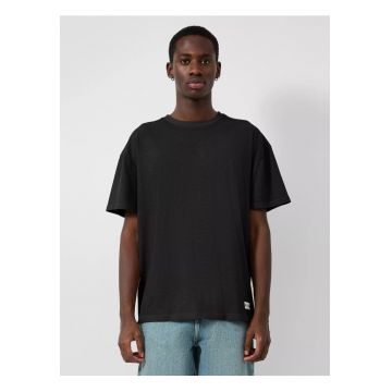 Q/S by s.Oliver Tricou la baza gatului barbati - din jerseu - Relaxed fit - Negru - Negru