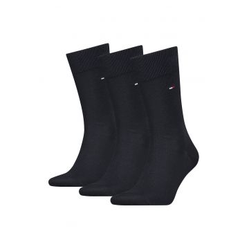 Set de sosete lungi cu logo - 3 perechi - Albastru ultramarin