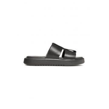 Slapi barbati -  302788 - Piele naturala - Negru