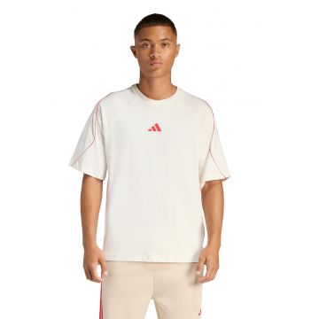 Tricou cu maneci raglan Stadium - Rosu/Alb murdar