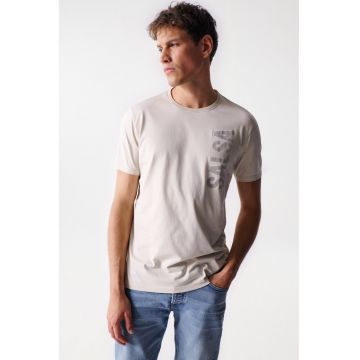 Tricou din bumbac cu logo