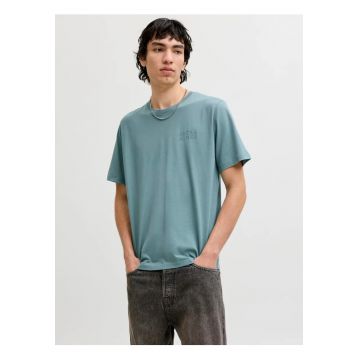 Tricou simplu - barbati - din 100% bumbac - Regular Fit - JJECORP - Verde deschis -