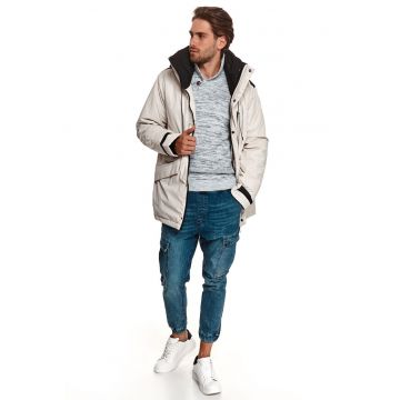 Jacheta parka cu model colorblock