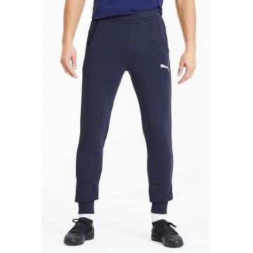 Pantaloni pentru fotbal Goal 23 - Alb/Bleumarin