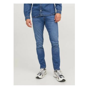 Blugi barbati Glenn - cu talie joasa si croiala Slim fit - Albadwqfstru - Albastru