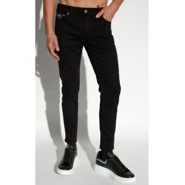Blugi slim cu talie medie
