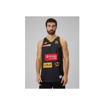 Maiou sport  negru - poliester