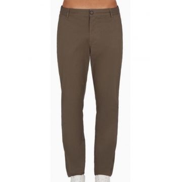 Pantaloni chino regular fit cu model uni
