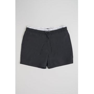 Pantaloni scurti de baie cu banda elastica cu logo - Black Onyx