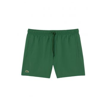 Pantaloni scurti de baie cu logo discret - Verde