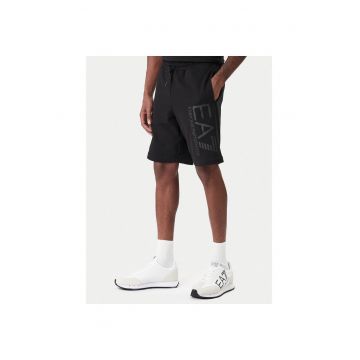 Pantaloni sport barbati -  lifestyle - bumbac - negru -