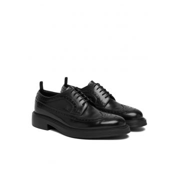 Pantofi barbati -  FU1250 - verzi - piele -