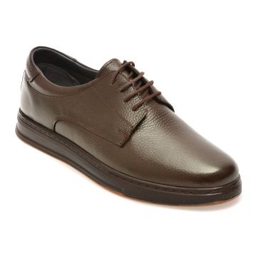 Pantofi BITE THE BULLET maro, RZ001, din piele naturala