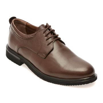 Pantofi eleganti BITE THE BULLET maro, RZ004, din piele naturala