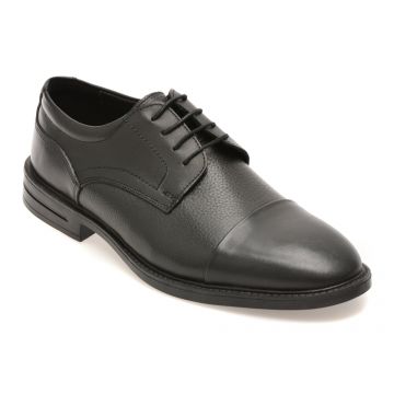 Pantofi eleganti BITE THE BULLET negri, FH2200, din piele naturala