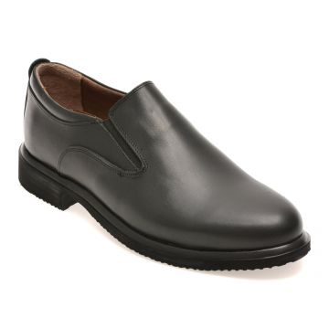 Pantofi eleganti BITE THE BULLET negri, RZ005, din piele naturala