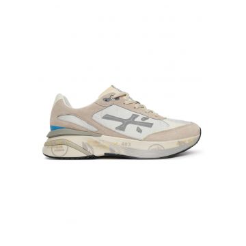 Pantofi sport barbati -  din piele naturala - multicolor