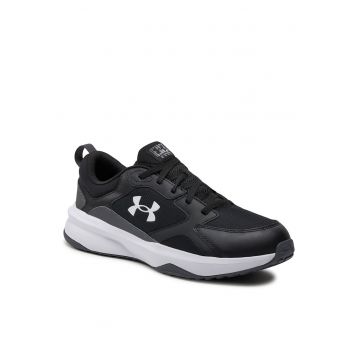 Pantofi sport barbati -  piele naturala - negru - tehnologie de amortizare