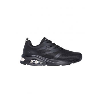 Pantofi sport de plasa cu garnituri de piele ecologica Tres-Air Uno - Onyx Black
