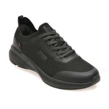 Pantofi sport OTTER negri, 30359, din material textil