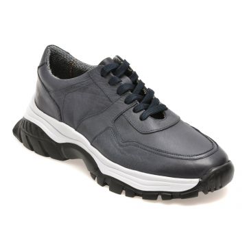Pantofi sport RELAX bleumarin, 8129A, din piele naturala