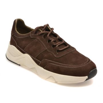 Pantofi sport RELAX maro, 41291, din piele intoarsa