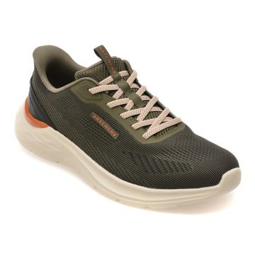 Pantofi sport SKECHERS kaki, GARNER, din material textil
