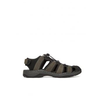 Sandale barbati  620012-09 - piele naturala - gri