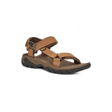 Sandale barbati Terra Fi 5 -  Piele naturala - Maro